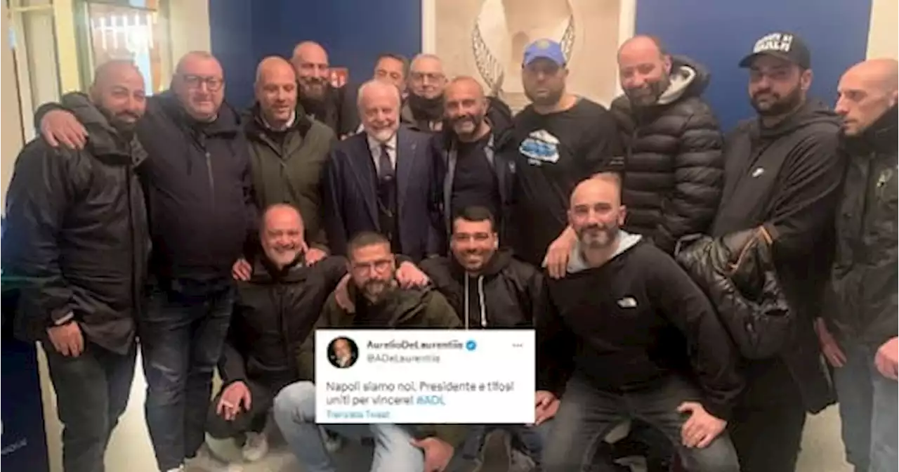 Napoli, incontro De Laurentiis-tifosi: 'Uniti per vincere'