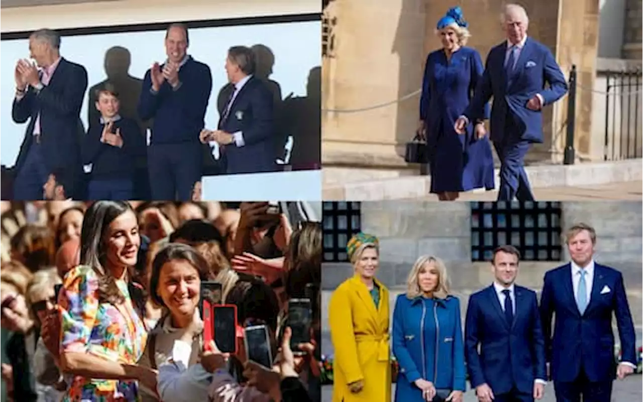 Famiglie reali, news: da Kate in blu a Pasqua a Macron in Olanda