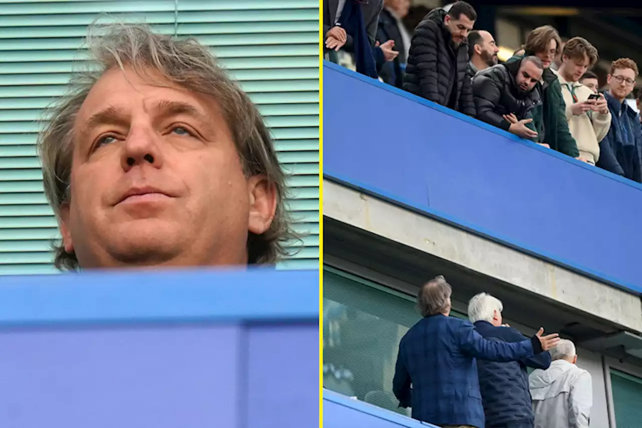 Todd Boehly seen confronting angry Chelsea fans in stands before heading to dressing room