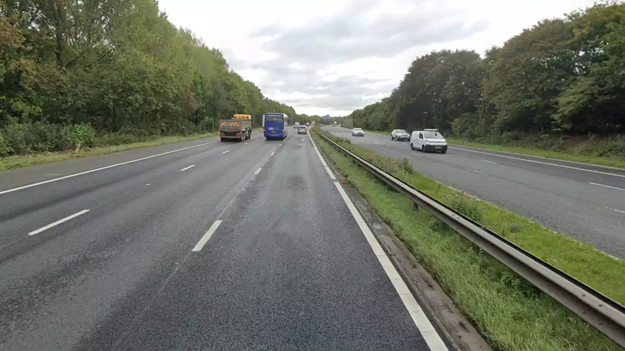 M57 closed as Grand National protesters Animal Rising sit on motorway