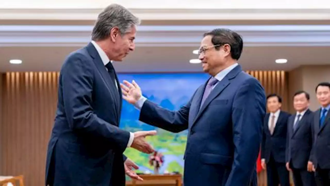 US, Vietnam aim to boost ties 'to a new height' as Blinken visits Hanoi