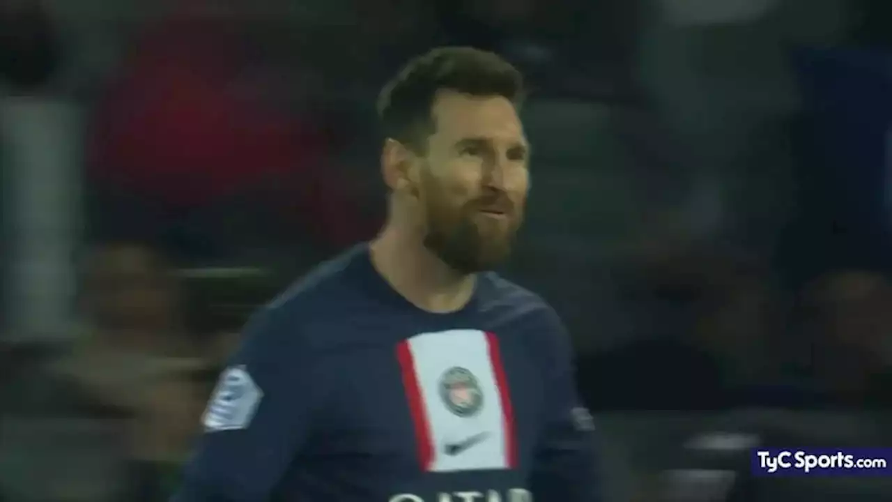 (VIDEO) El GOLAZO de MESSI para PSG en medio del CLIMA HOSTIL - TyC Sports