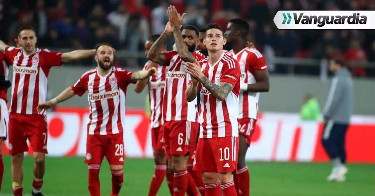 James Rodríguez explicó que las versiones de su salida del Olympiacos son un &#034;chisme&#034;