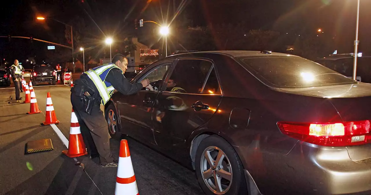 Three drivers held on DUI at Escondido checkpoint