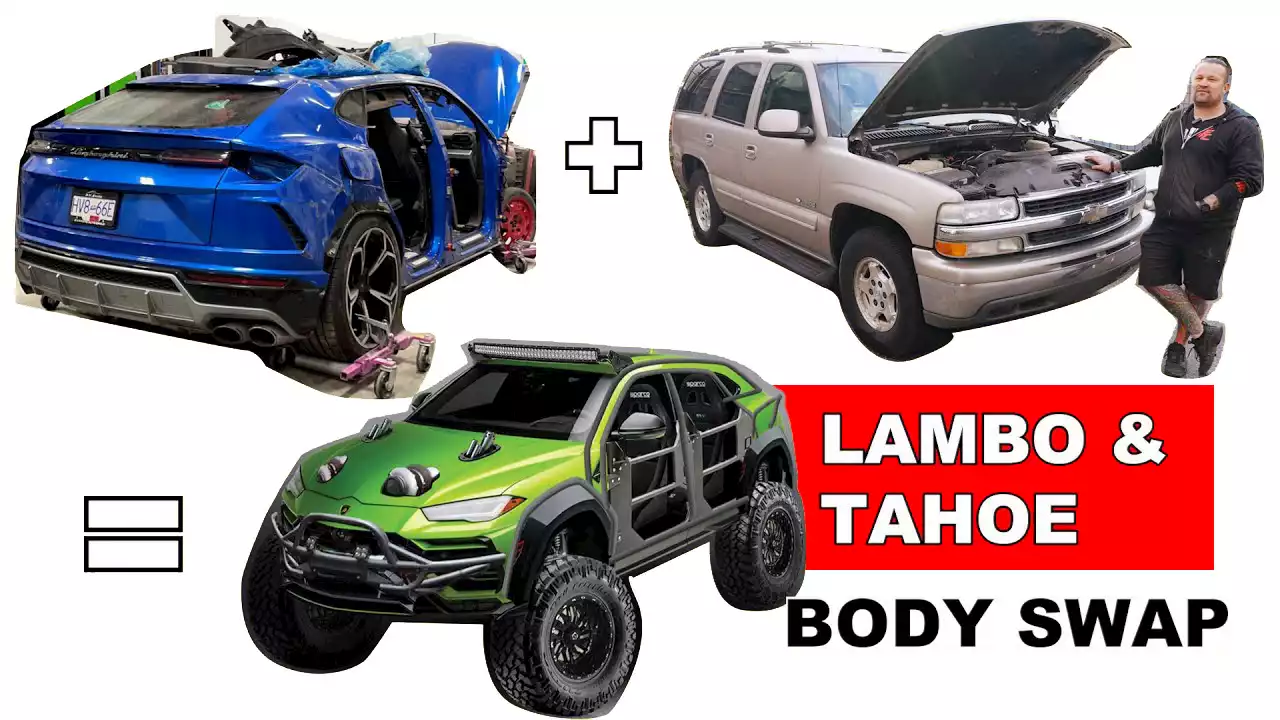 Lamborghini Urus Meets Chevy Tahoe In Epic Body Swap Build | Carscoops