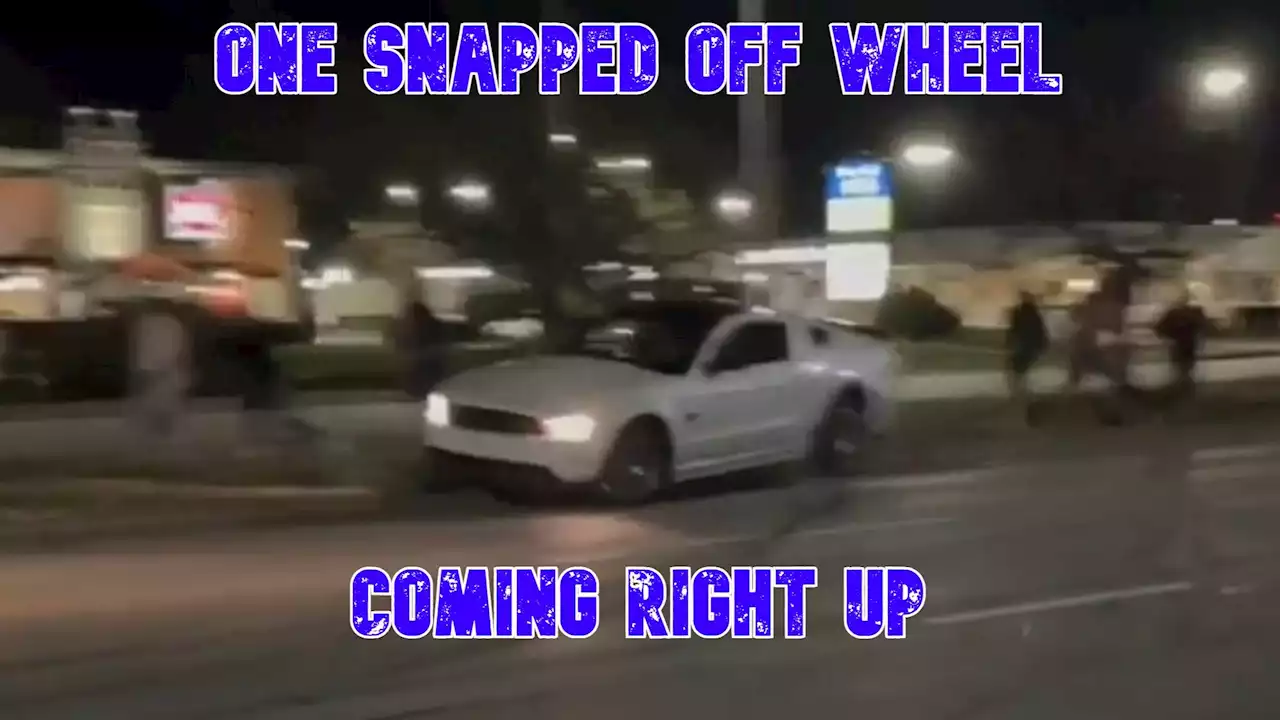 Mustang Snaps Wheel Off Against Curb In Power Slide Gone Wrong | Carscoops