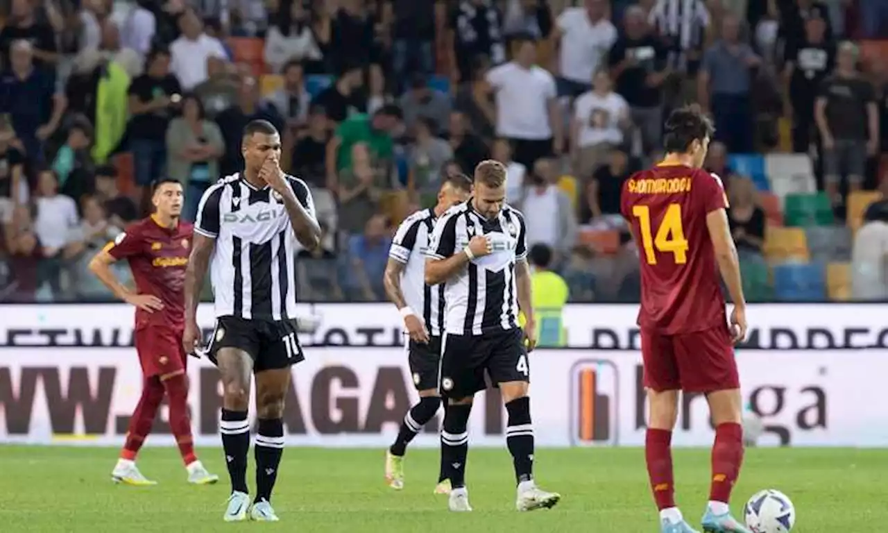 Roma-Udinese LIVE alle 20.45