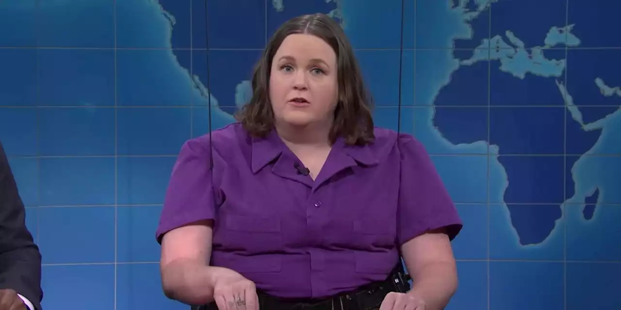 'SNL': Molly Kearney Flies Into Weekend Update to Defend Trans Kids