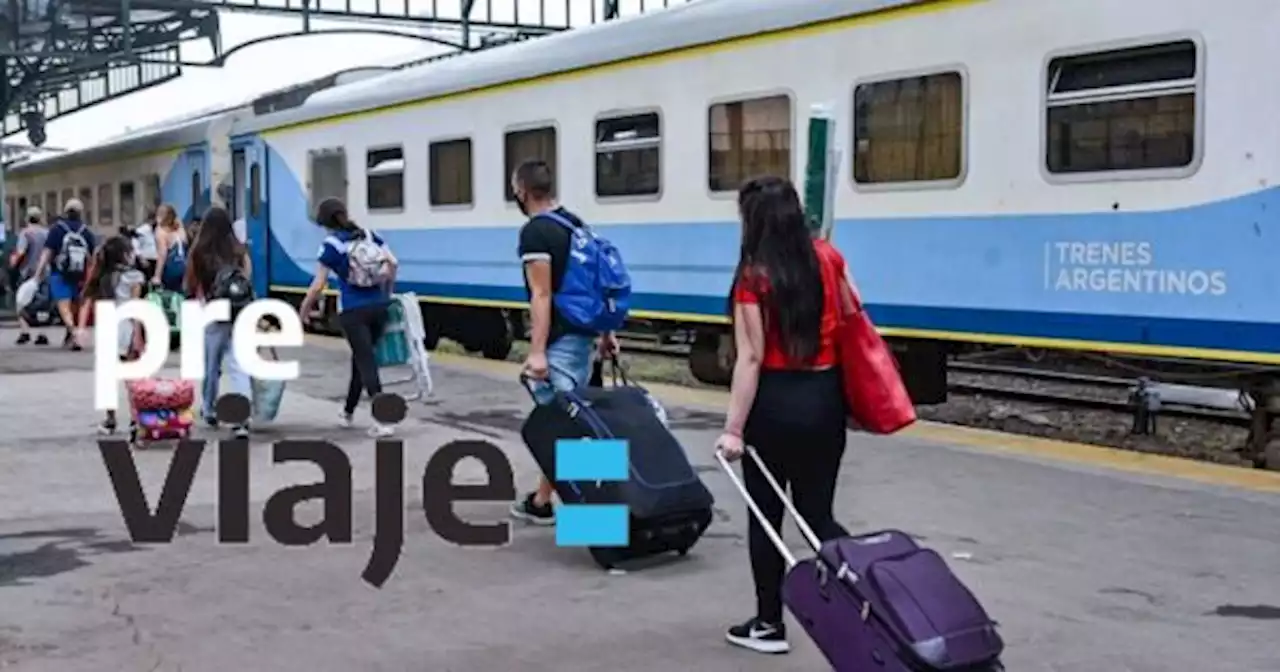 PreViaje 4 para viajar en tren: �cu�nto salen los pasajes a Mar del Plata, Rosario, y C�rdoba y d�nde comprarlos?