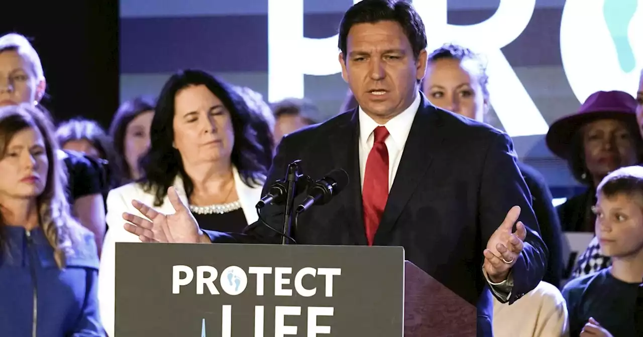 DeSantis takes chance on abortion, in strong contrast with both Biden and Trump