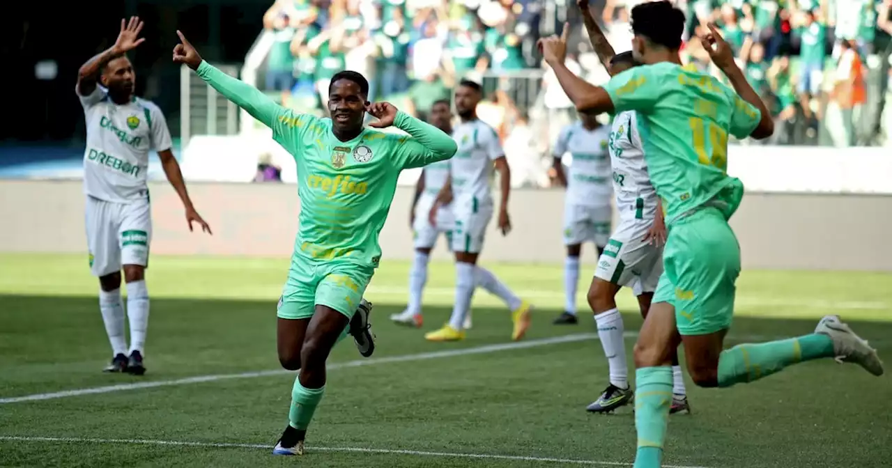 Histórico: Endrick, la joyita que vale 35 millones, marcó el primer gol del Brasileirao