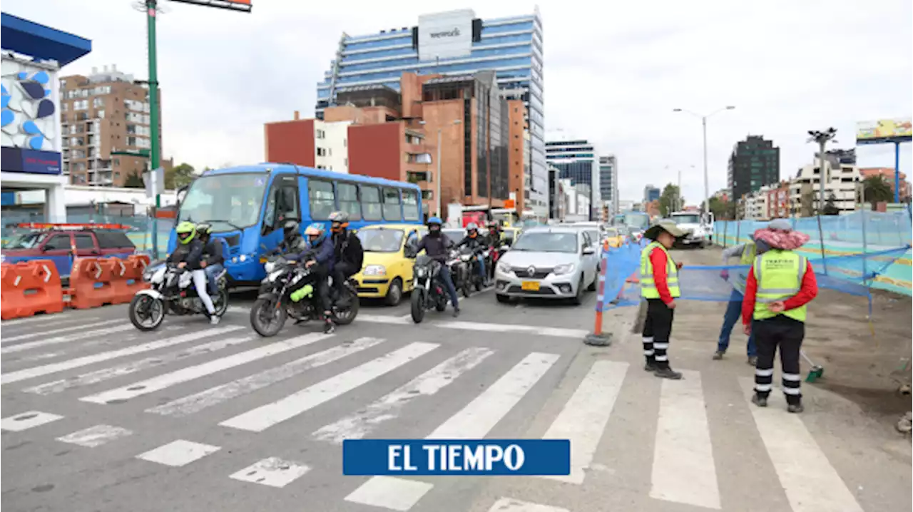 Cierre de carriles en la avenida calle 100 será durante tres meses