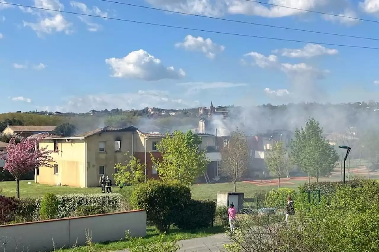 Castelnau-d'Estrétefonds (Haute-Garonne) : une résidence totalement détruite par les flammes