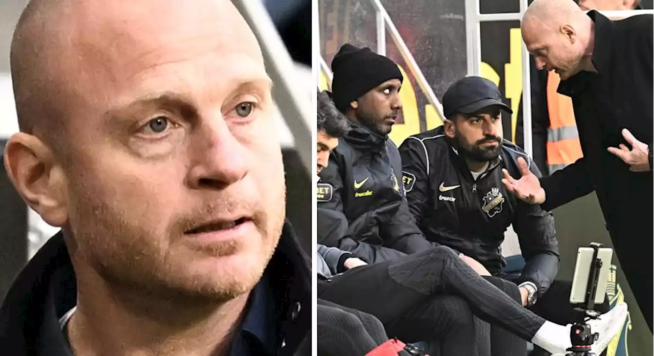 AIK-tränaren: 'Vi har inte kunnat trycka på katastrofknappen'