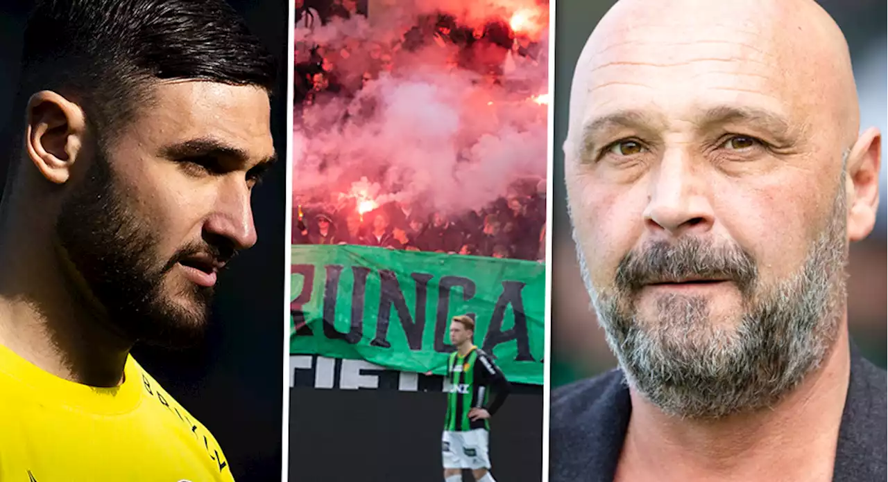 Inkastade föremål i derbyt - då rasade Orovic: 'De här pissluffarna ska bort'