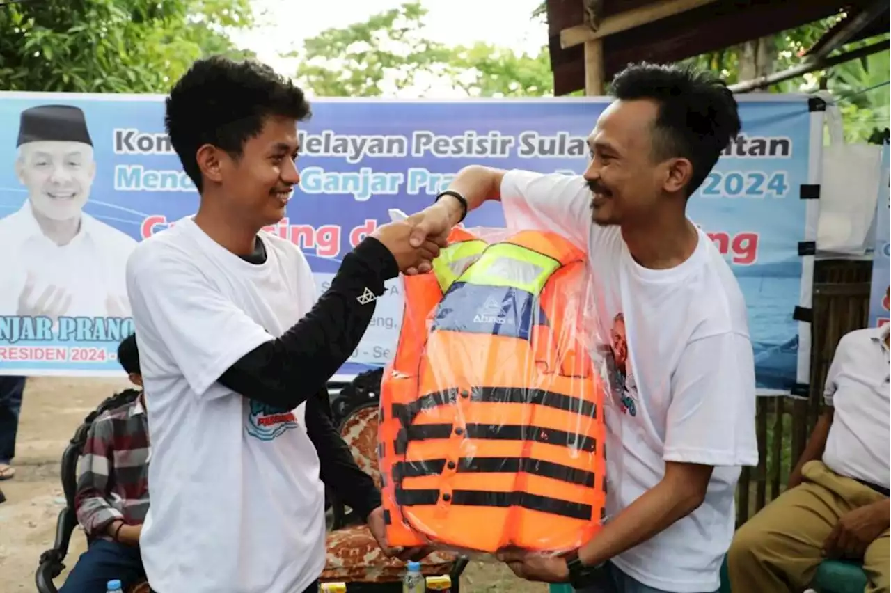 Komunitas Nelayan Pesisir Dukung Ganjar Bantu Masyarakat di Gowa