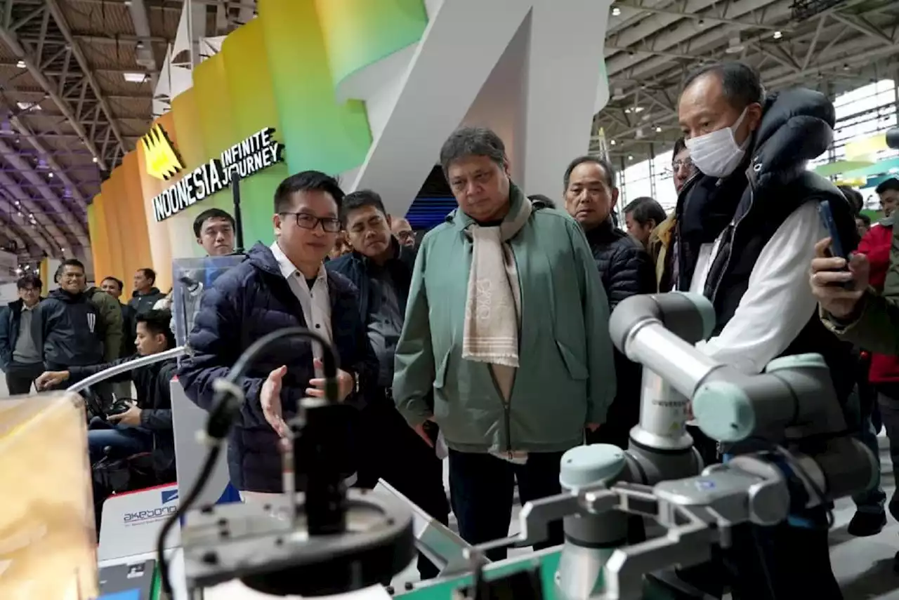 Menko Airlangga Pantau Persiapan Indonesia di Pameran Hannover Messe 2023