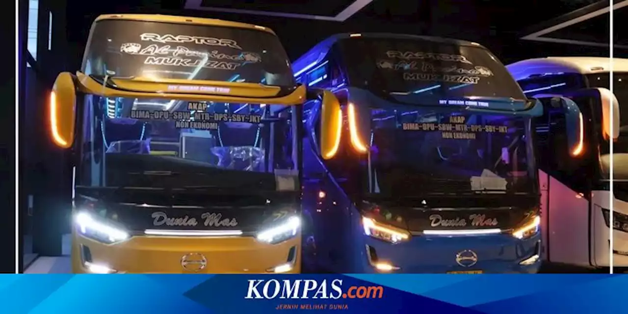 Bus Baru PO Dunia Mas, Bus ke Bima yang Pakai Sofa