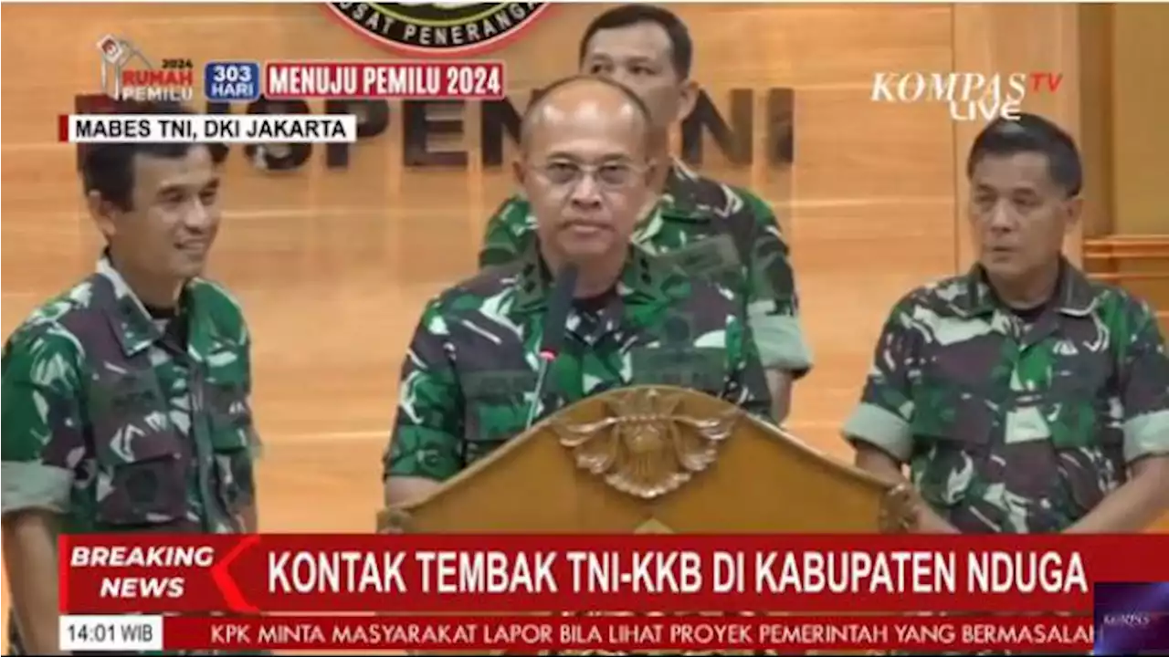 Kapuspen TNI: Satu Prajurit TNI Gugur dalam Kontak Tembak dengan KST di Nduga Papua