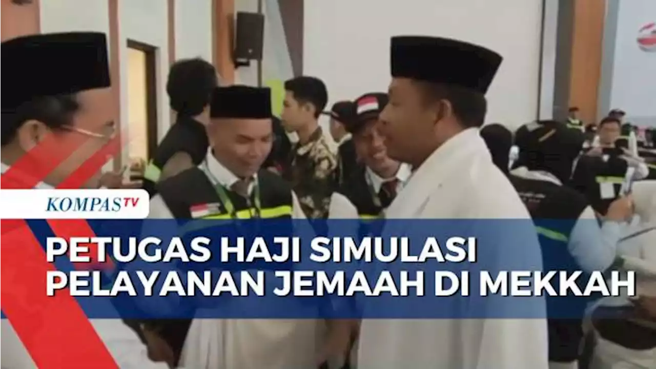 Petugas Haji 2023 Gelar Gladi Posko dan Manasik untuk Pelayaan Jemaah Haji