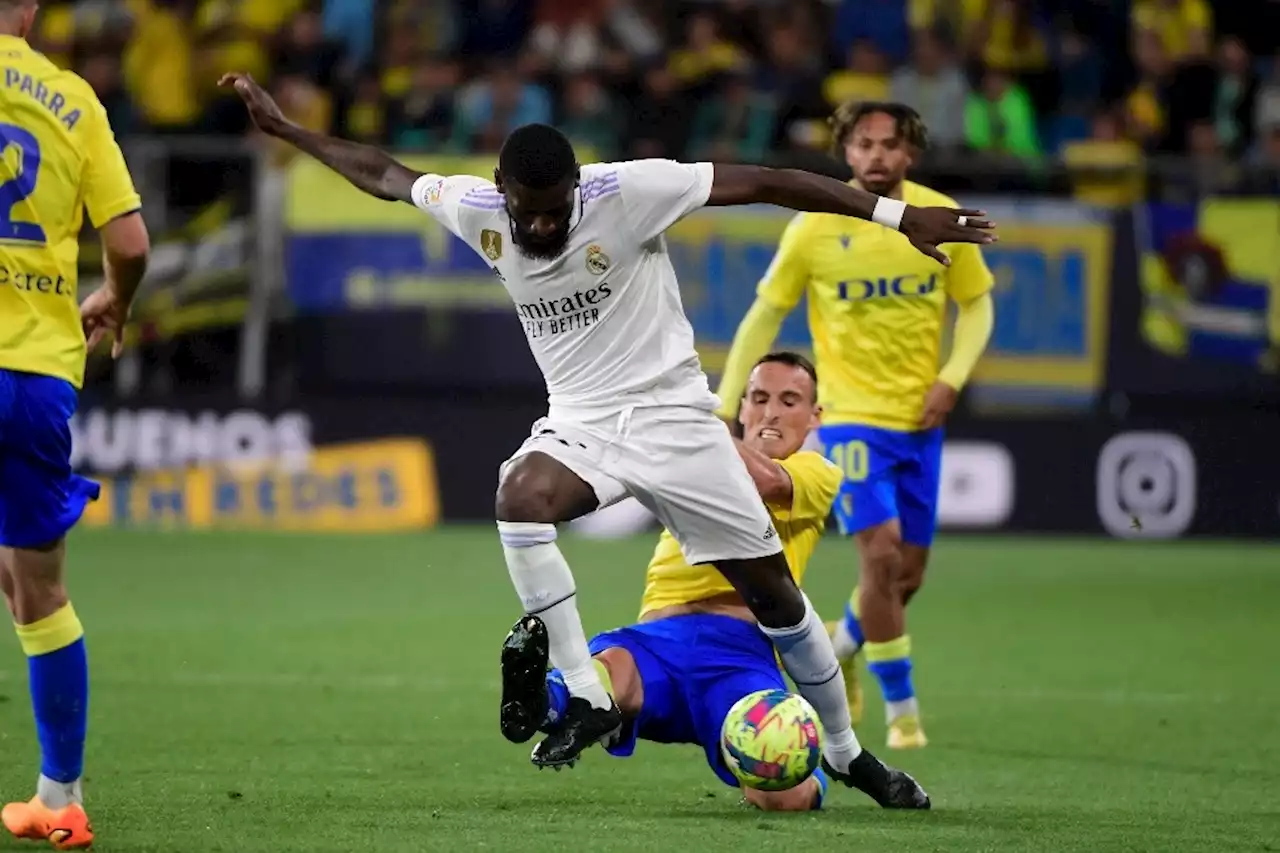 Antonio Rüdiger del Real Madrid recibe insultos racistas en Cádiz