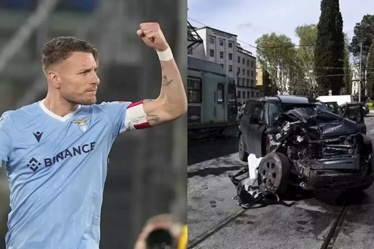 Conmoción en Italia por el accidente de Ciro Immobile, el capitán de la Lazio chocó contra un tranvía