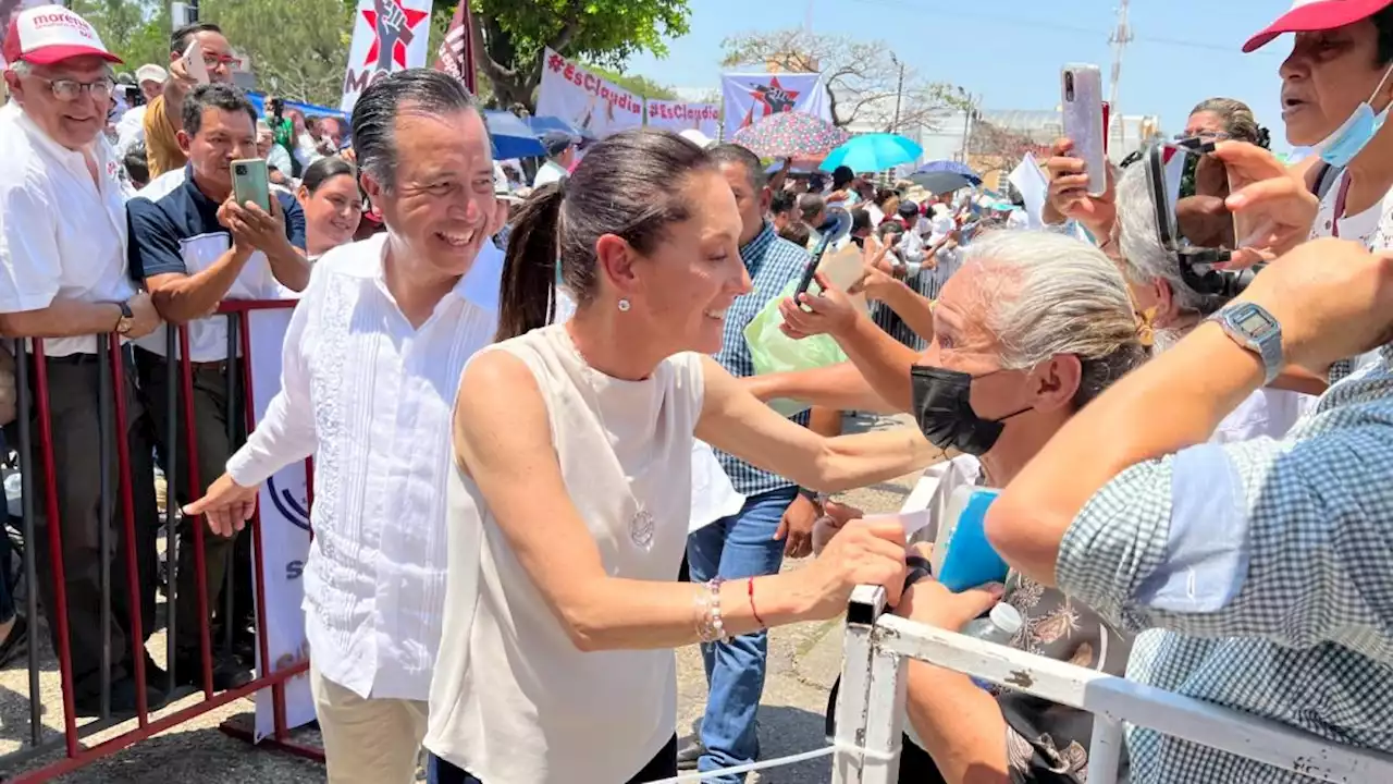 En México y Veracruz, es tiempo de las mujeres: Claudia Sheinbaum Pardo, ante veracruzanos reunidos en Coatzacoalcos