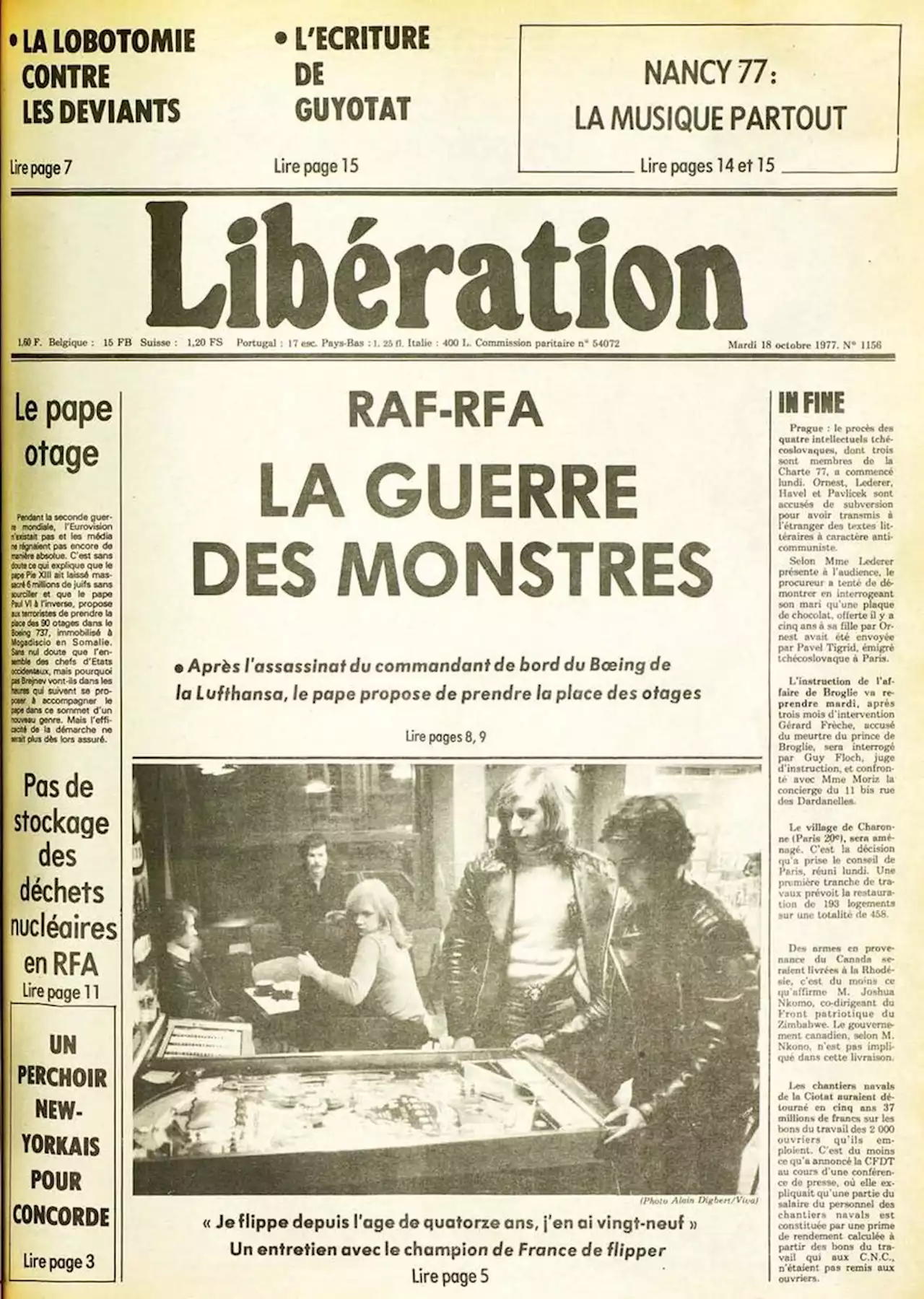 Les grands moments des 50 ans de Libé : 1977, les autonomes envahissent le journal