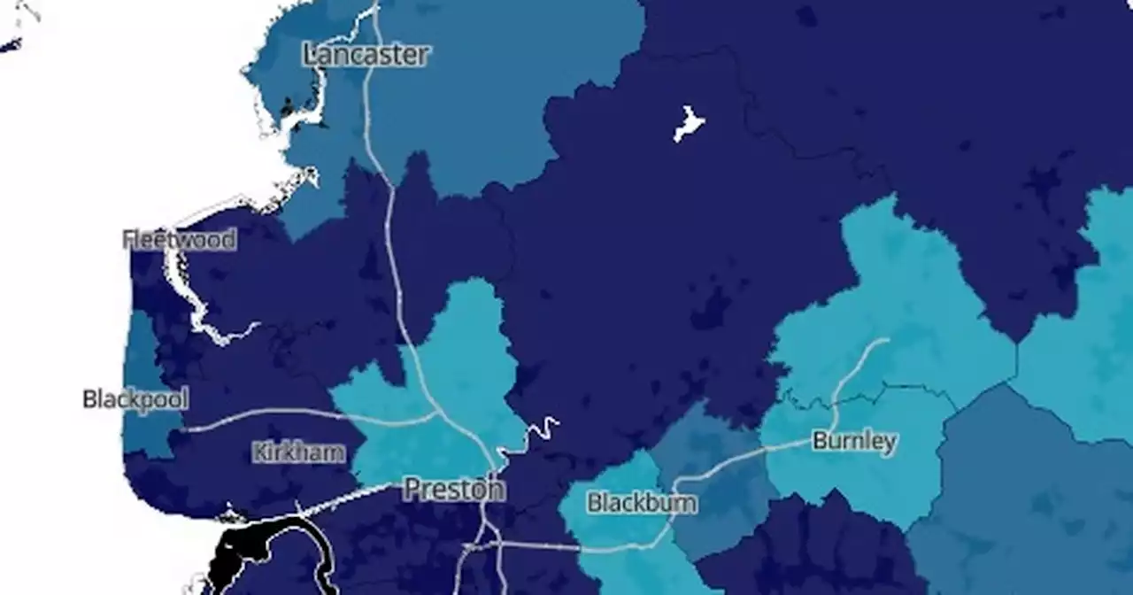 Fascinating map shows second most popular language in each Lancashire area