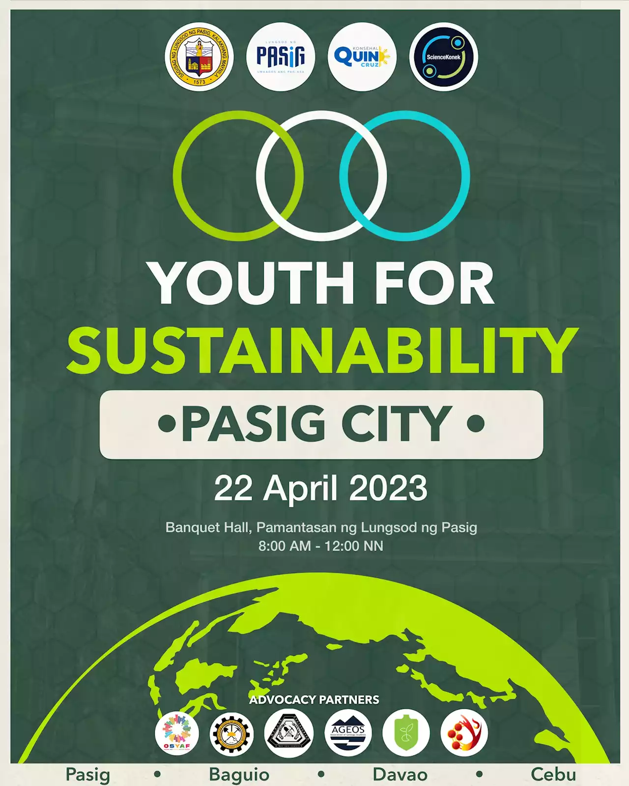 Pasig City to host inter-regional sustainability forum for the youth