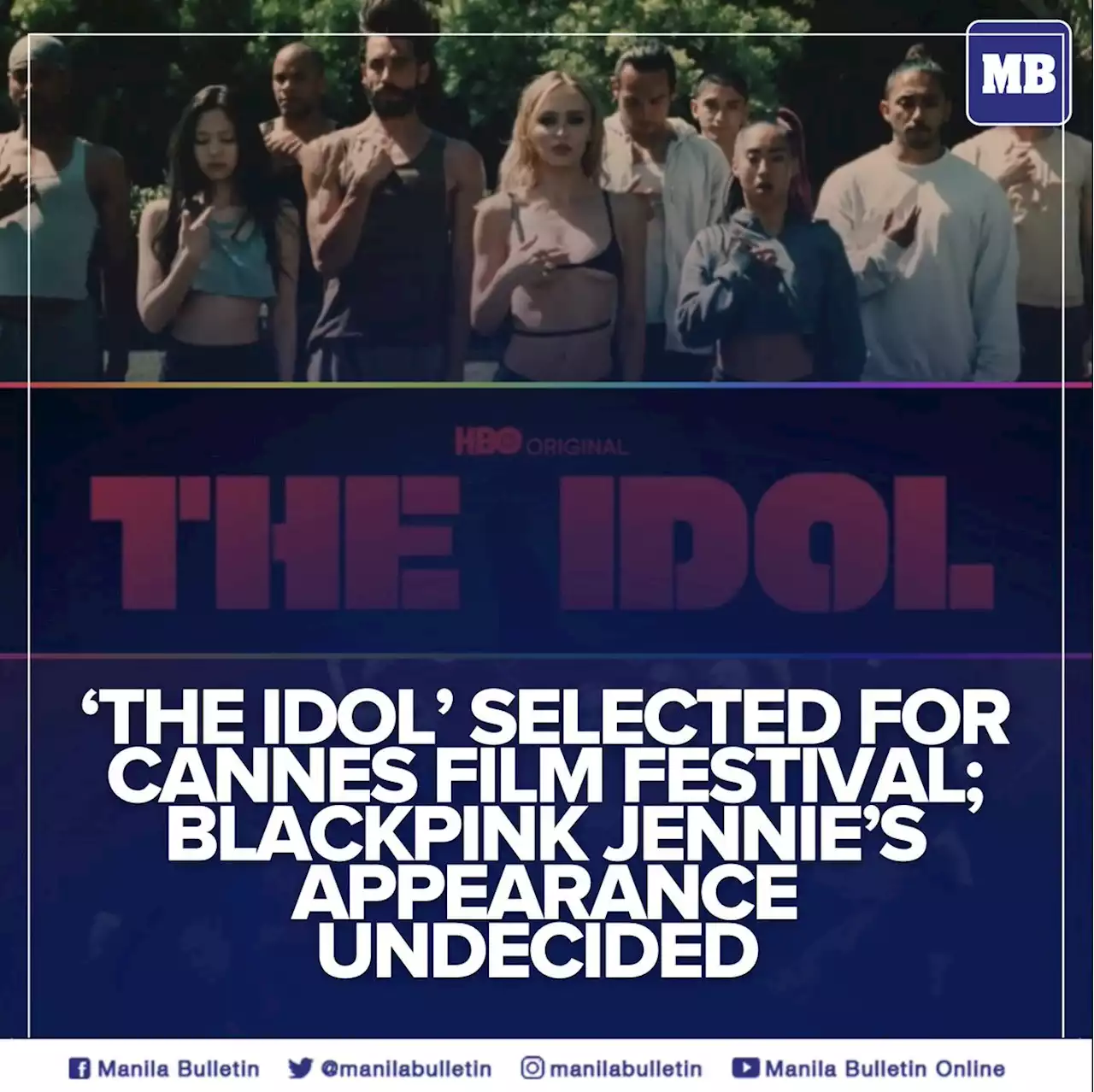 ‘The Idol’ selected for Cannes Film Festival; BLACKPINK Jennie’s appearance undecided