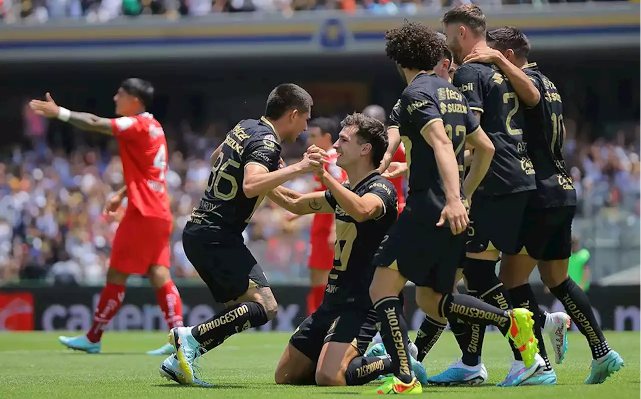 Pumas vs Toluca: Juan Dinenno hizo el primer gol al minuto uno