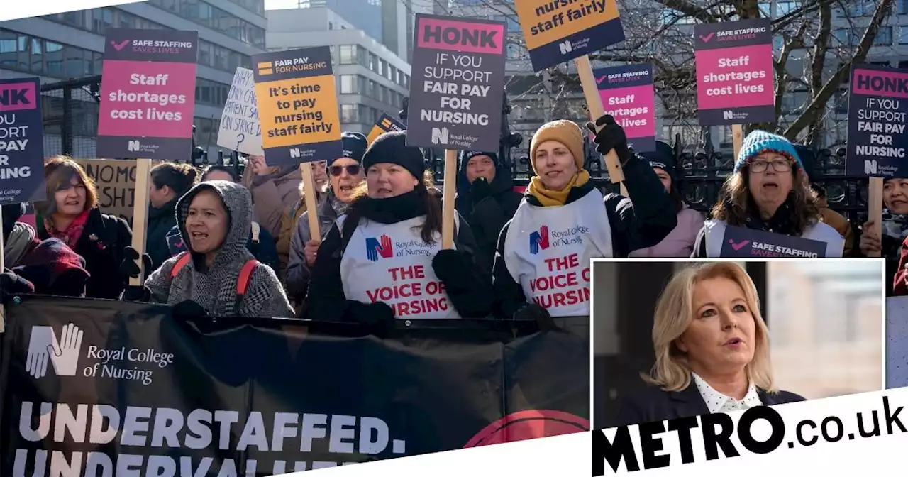 Nurses threaten to strike until Christmas in ‘mega walk out’