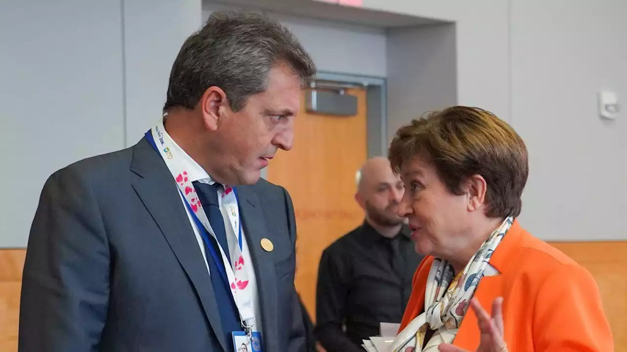 Sergio Massa se reunió con Kristalina Georgieva después de que el FMI aceptara cambiar las metas del acuerdo