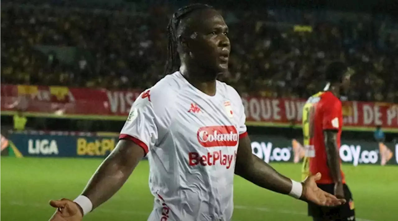 Con doblete de Rodallega, Santa Fe salvó un empate contra Pereira en la Liga 2023-I