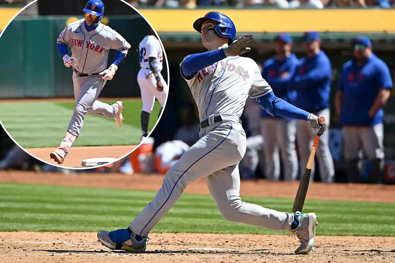 Mets rally past A’s late for third straight win