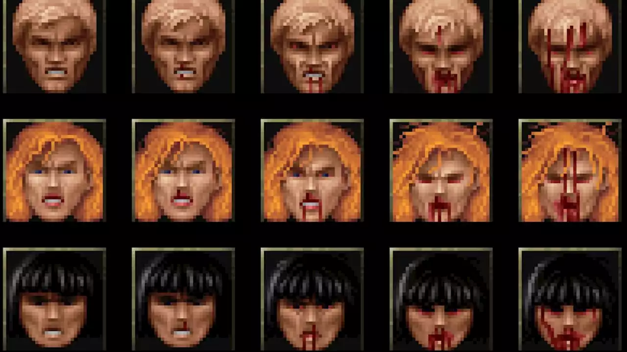 The Rise of the Triad: Ludicrous Edition remaster has an optional HUD with a Doom-style ouch face