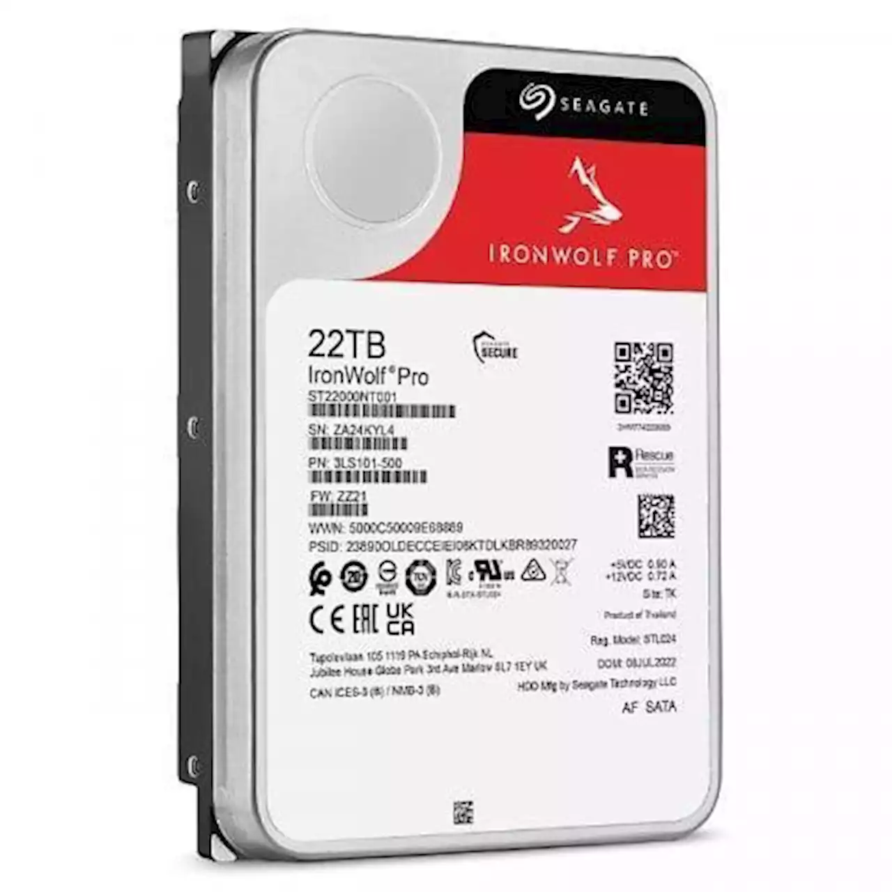 Festplatten: Seagate veröffentlicht Ironwolf Pro mit 22 TB