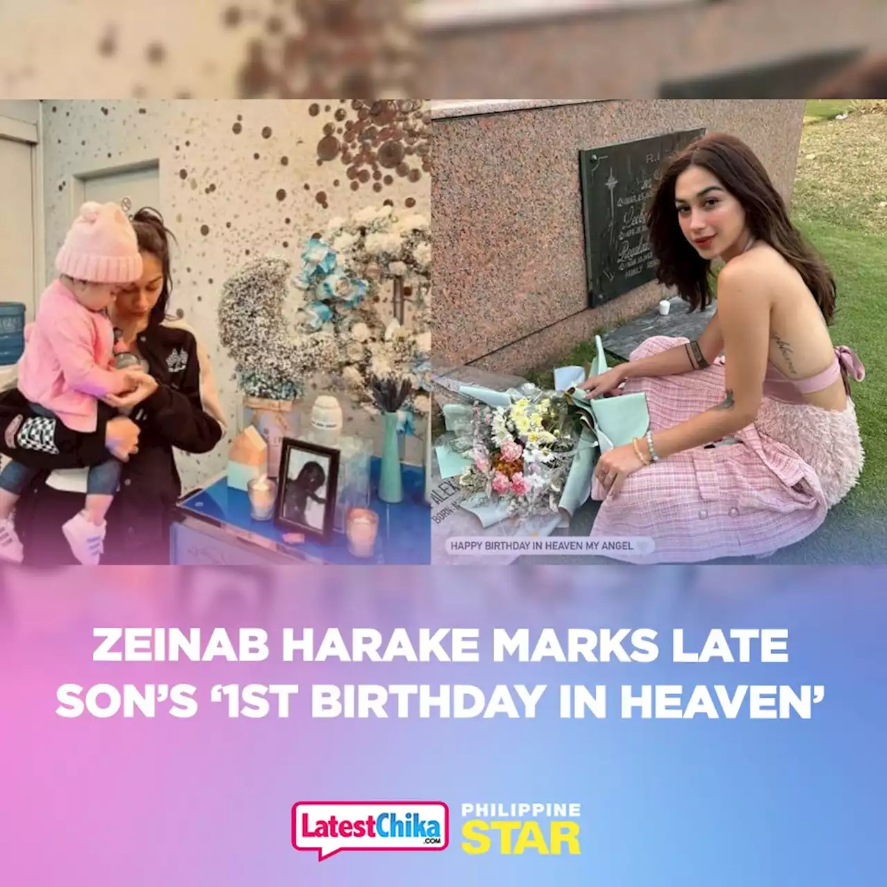 Zeinab Harake marks late son’s ‘1st birthday in heaven’ - Latest Chika