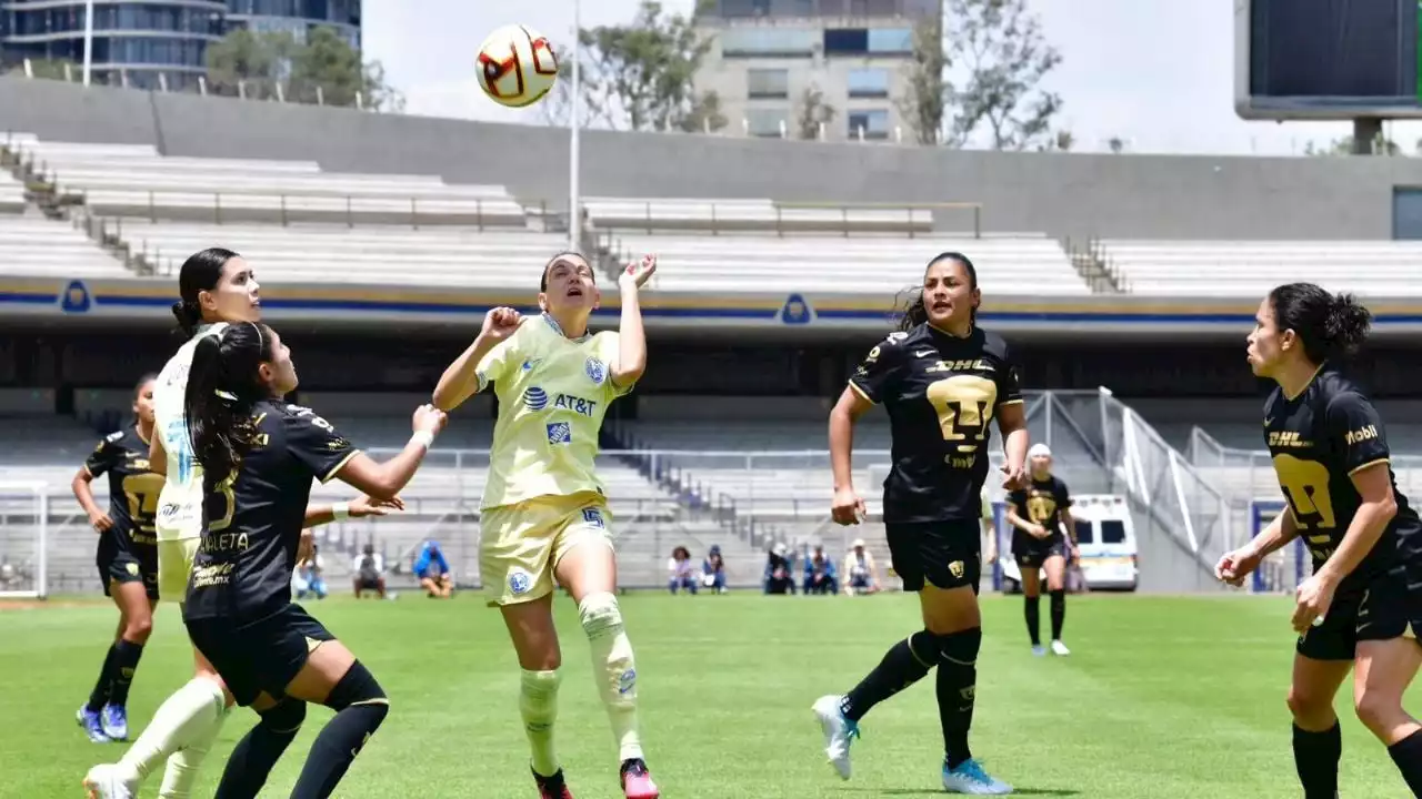 América empata 1-1 con Pumas en el estadio Olímpico Universitario