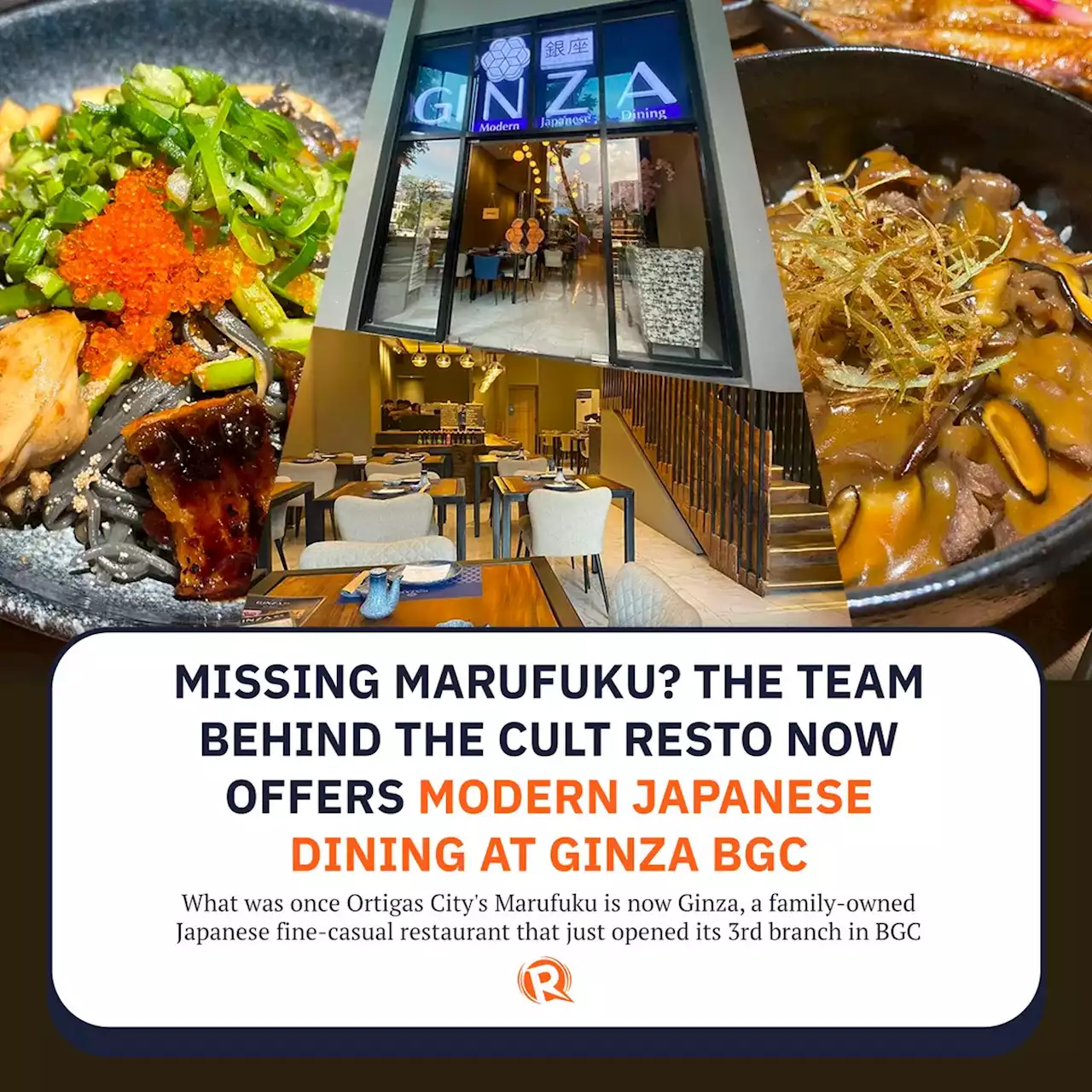 Missing Marufuku? The team behind the cult resto now offers modern Japanese dining at Ginza BGC