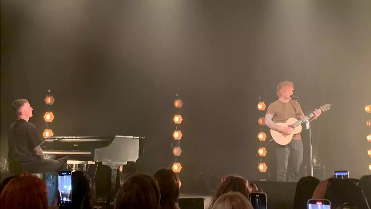 Ed Sheeran da un concierto para un grupo reducido de fans en Madrid