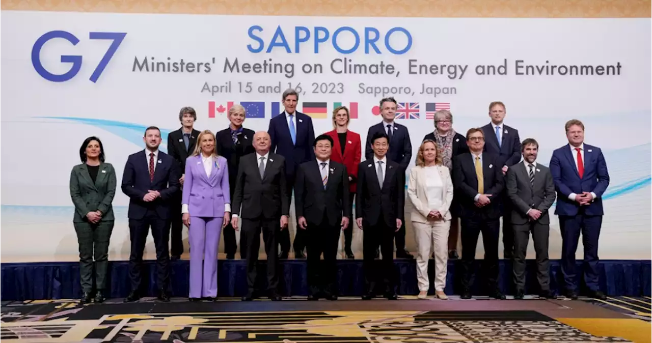 G7 se compromete a acelerar transición a energías limpias luego de reuniones en Japón