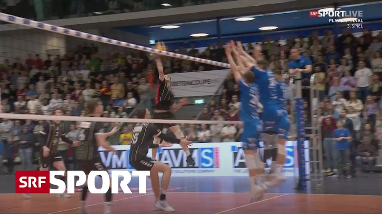 Volleyball NLA - Schönenwerd meldet sich im Playoff-Final zurück