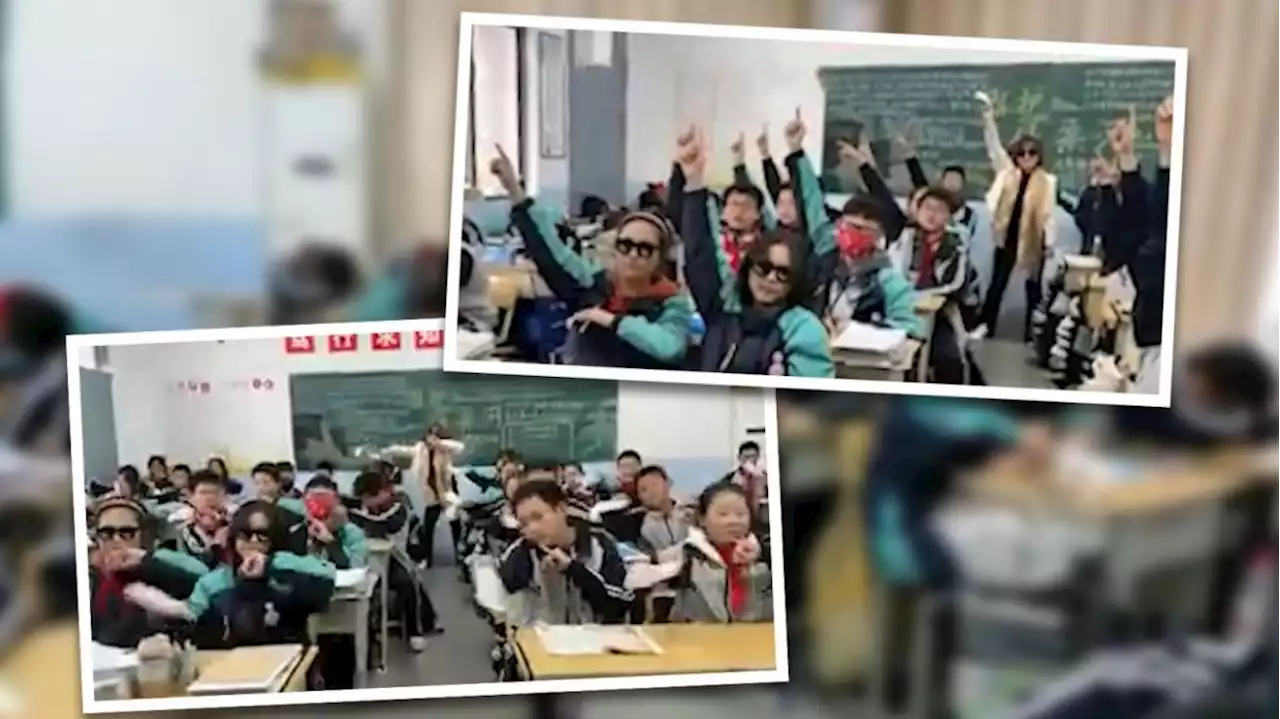 Magic dance: Chinese teacher leads students in lively daily classroom routine to decompress and make learning fun, delighting social media