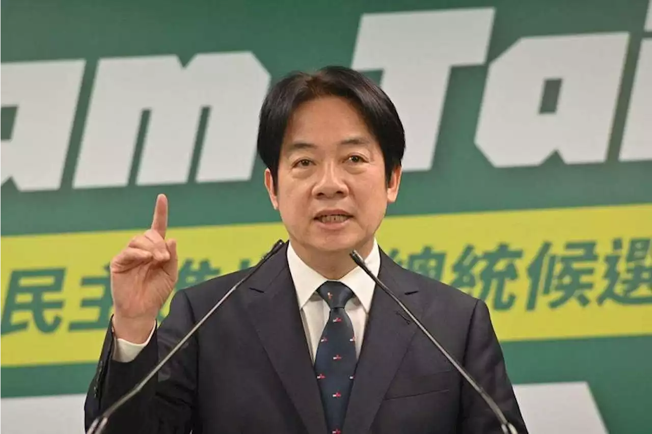 War would bring disaster to China too, says Taiwan presidential contender William Lai