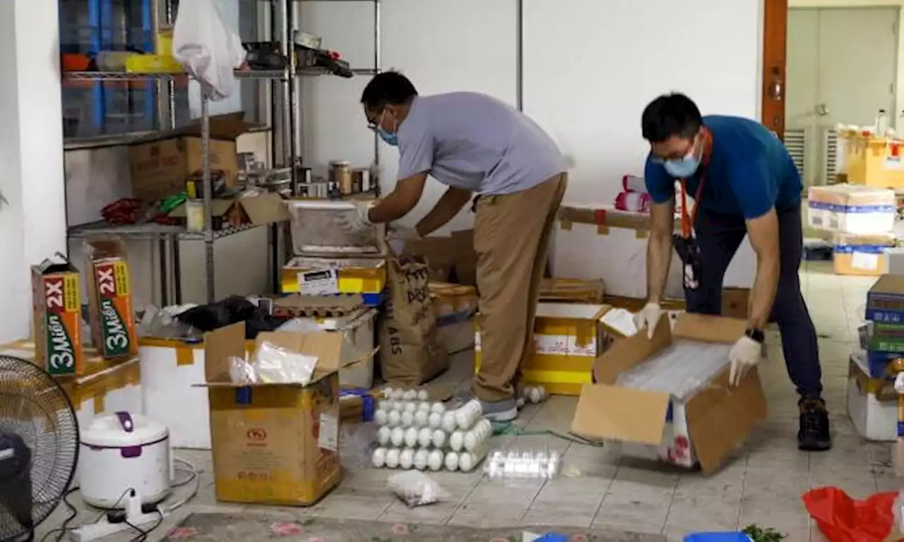 Over 2 tonnes of illegally imported food from Vietnam seized in raid of Sembawang warehouse