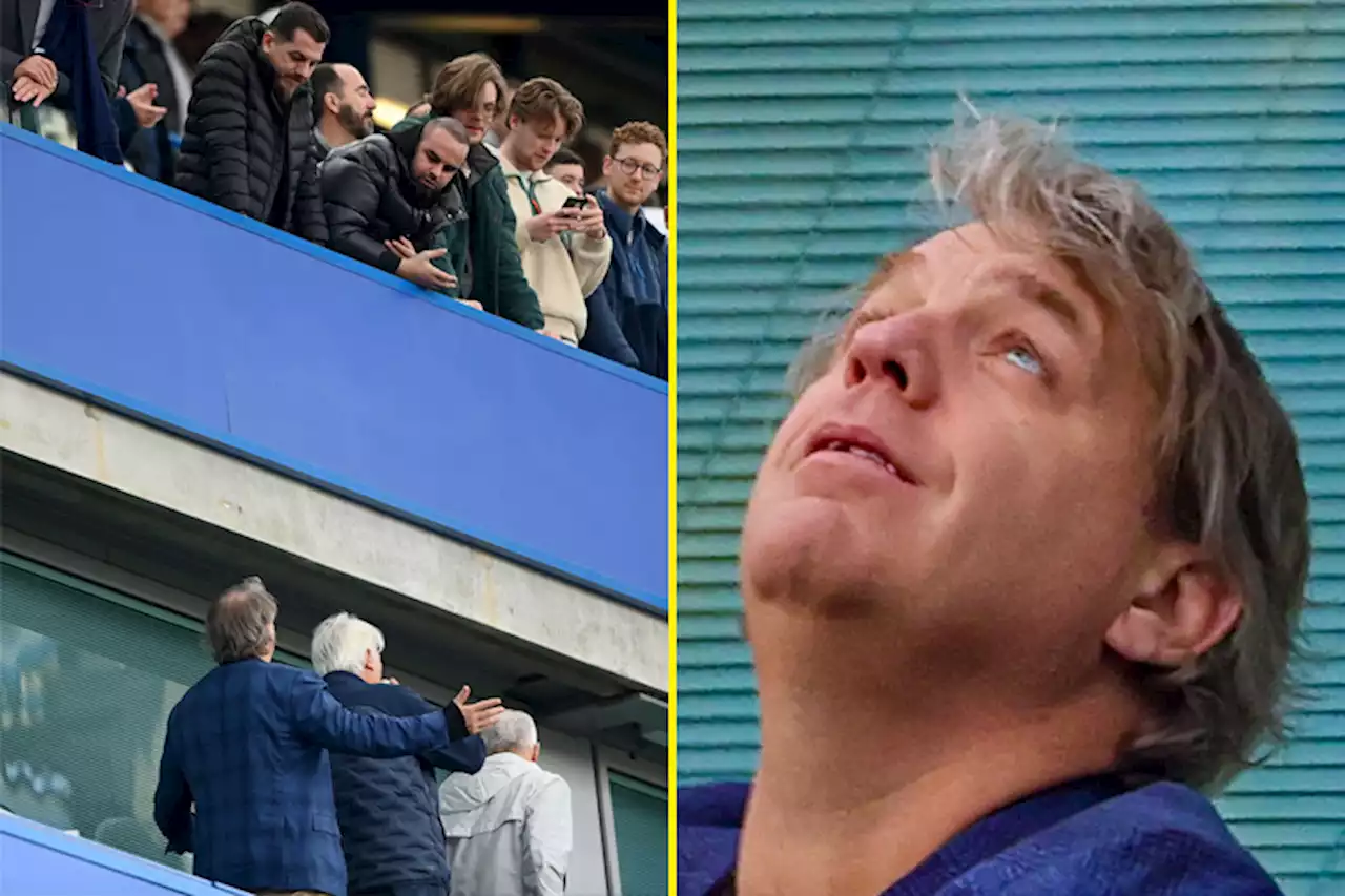 Todd Boehly seen confronting angry Chelsea fans in stands before heading to dressing room