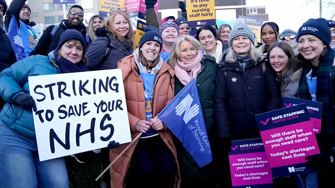 Nurses could lock Britain in strike chaos until CHRISTMAS, chief warns