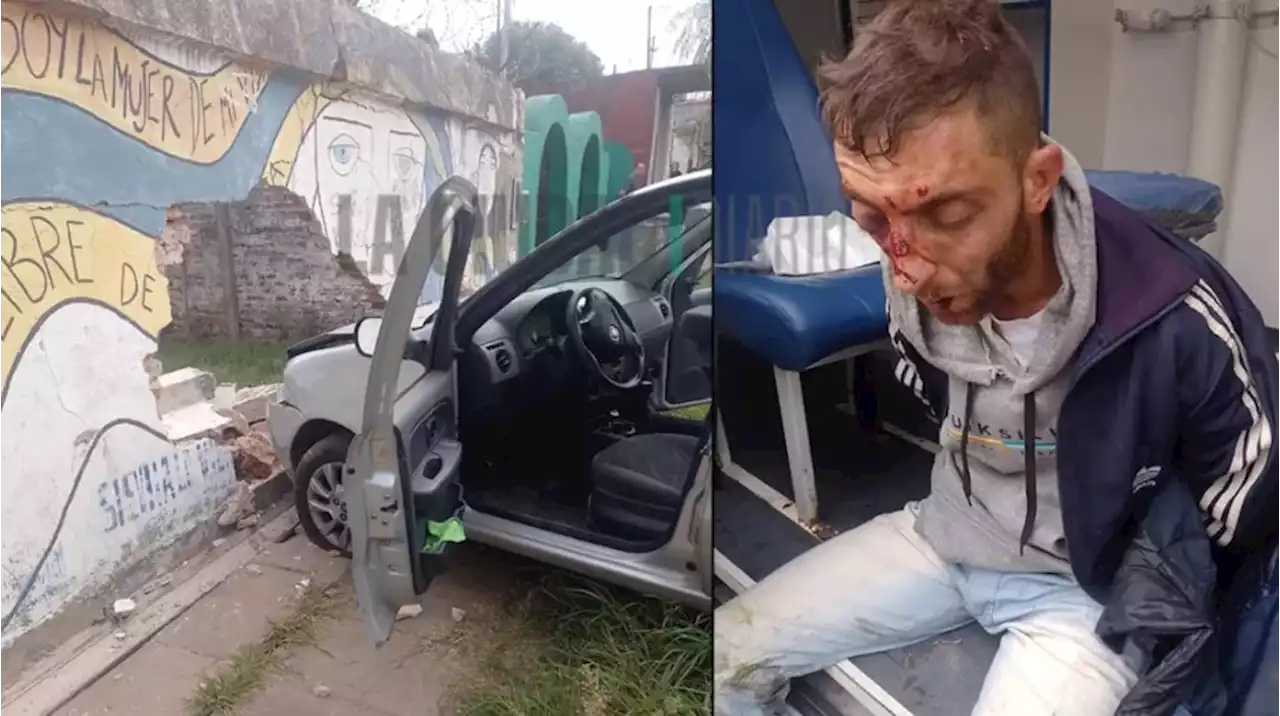 Ituzaingó: un delincuente robó un auto, chocó contra un paredón y fue linchado por los vecinos